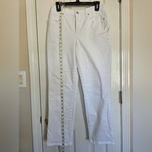 Gloria Vanderbilt Amanda White Straight-Leg Jeans